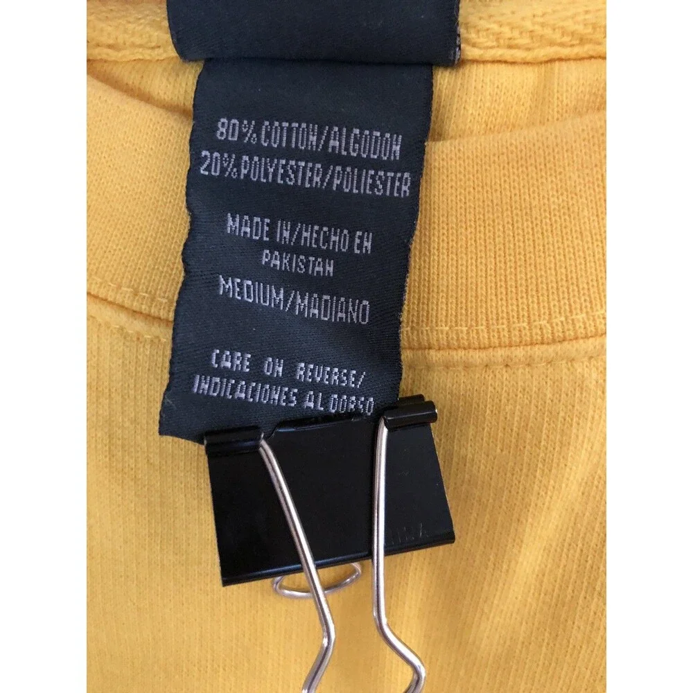 Vintage Active Los Angeles Lakers Crew Sweatshirt Yellow Embroidered Logo Y2K